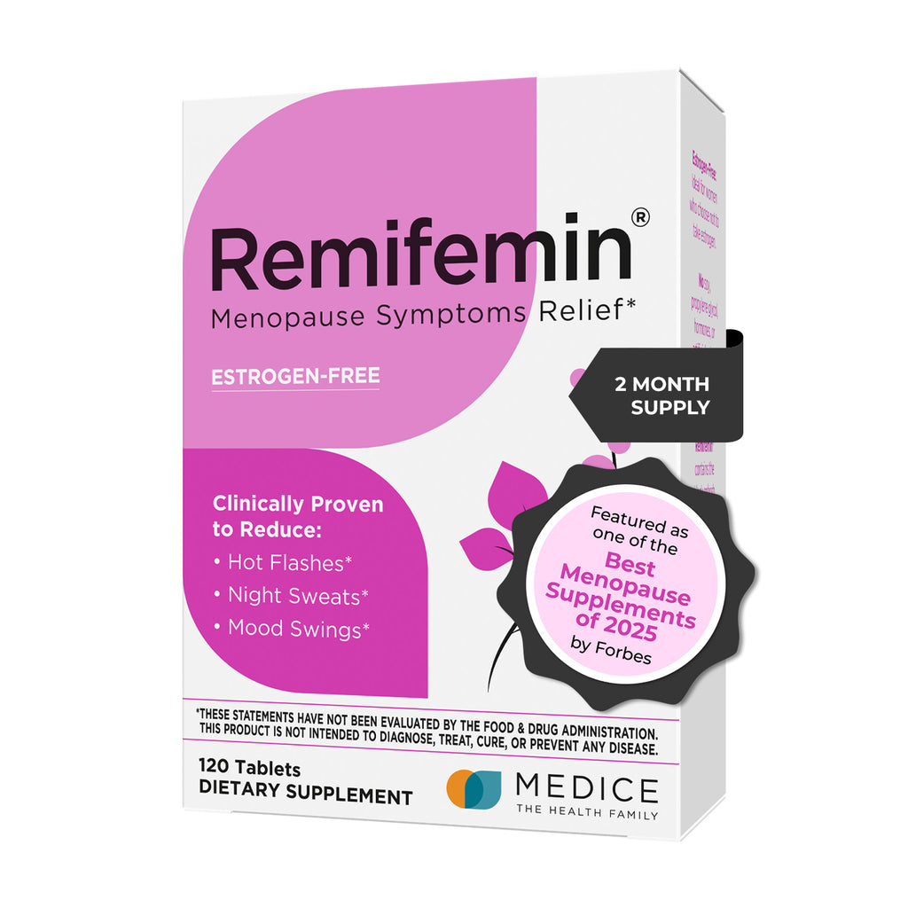 Remifemin 120-tablet 2-month supply — clinically proven, hormone-free menopause relief by MEDICE