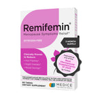 Remifemin 60-tablet pack — hormone-free menopause symptom relief, featured by Forbes as Best Menopause Supplement of 2025